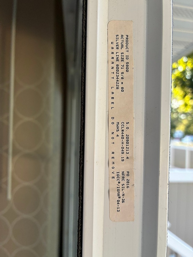 Sliding Door Info